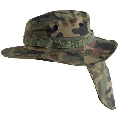 Панама Boonie Hat PR с хвостом Helikon, цвет PL Woodland