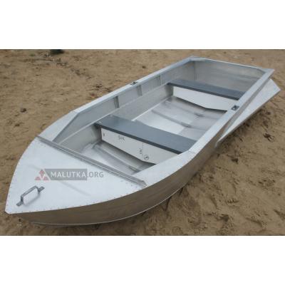 Алюминиевая лодка Малютка-Н 2.9 м., с транцем и булями