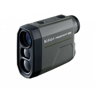 дальномер Nikon PROSTAFF 1000, замер 5-910м., метры/ярды, без подсв., кратность х6, IPX4, бат. CR2, серый/черный, 130гр