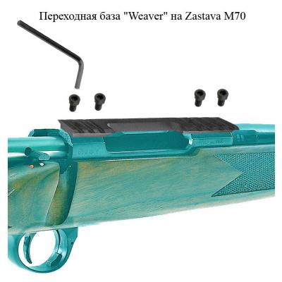 Планка Weaver на Zastava M70