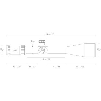 Оптический прицел Hawke Sidewinder 8-32x56 (20x 1/2 Mil Dot)