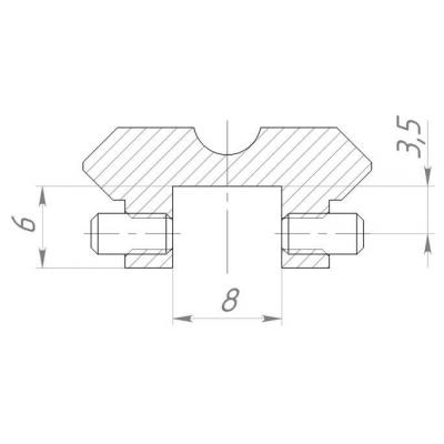 МВЖИ.301569.065-1 Кронштейн Weaver на ИЖ-27,ТОЗ-34